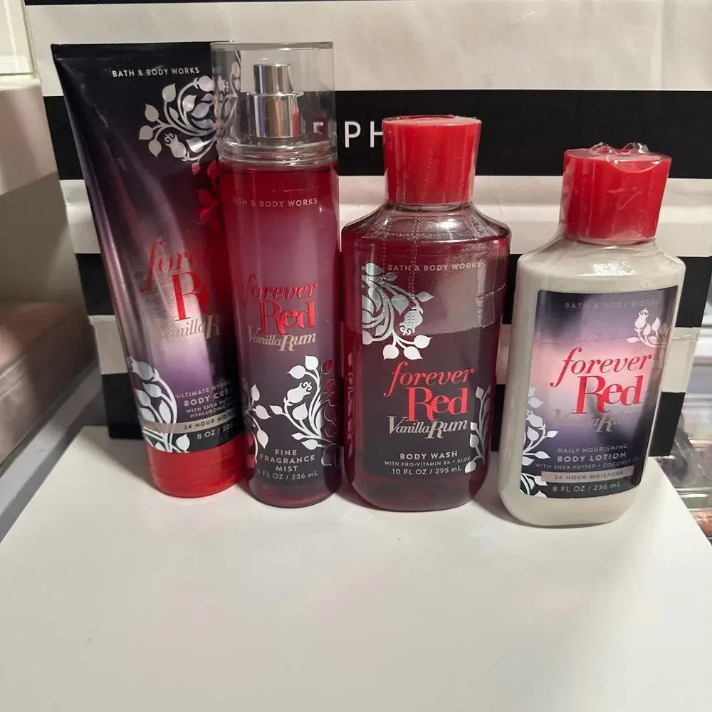 Bath and Body Forever Red